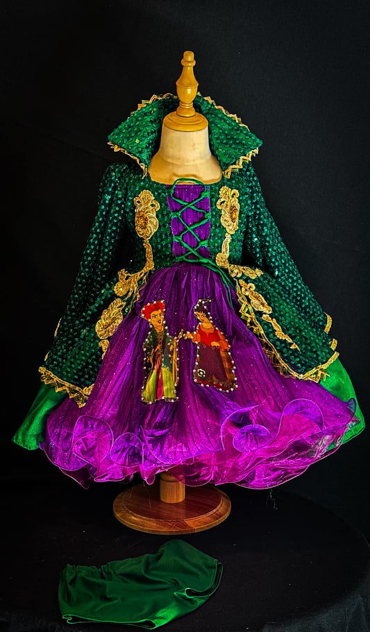 4/6 Hocus Pocus OOC in Vibrant Purple and Green