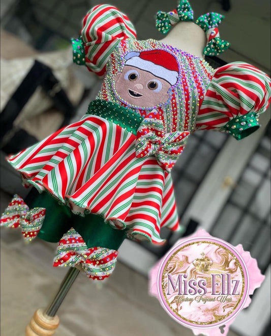 12/2 Miss Ellz - CocoMelon OOC in Red and Green