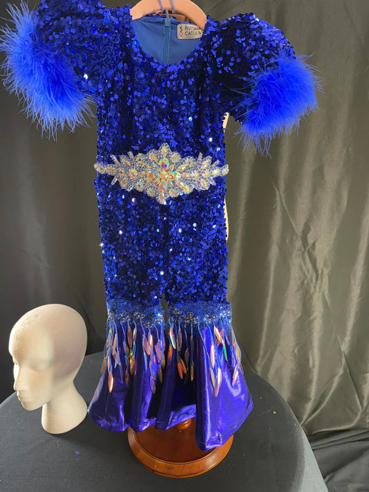 *6-12 Months - Sassy Sapphire in Royal Blue and Sparkles