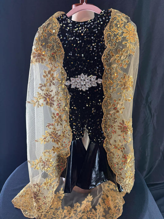 *9-12 Months - 24K Magic! in Black and Gold