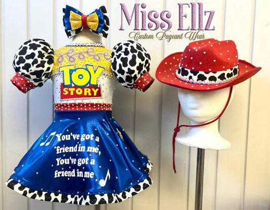 2/4 You've Got a Friend in Me High Glitz OOC In Bright Blue and Yellow and Red