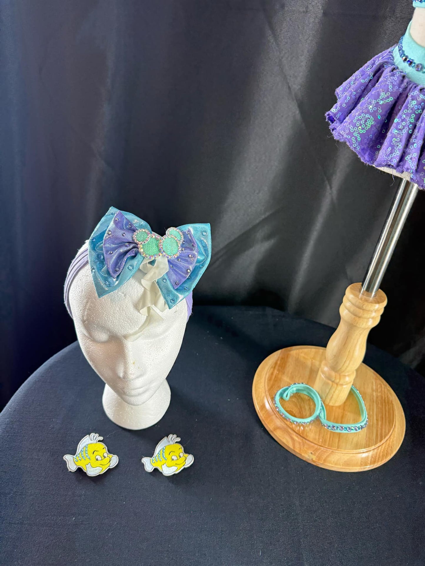 *9-18 Months - Little Mermaid Swim Purple and Teal