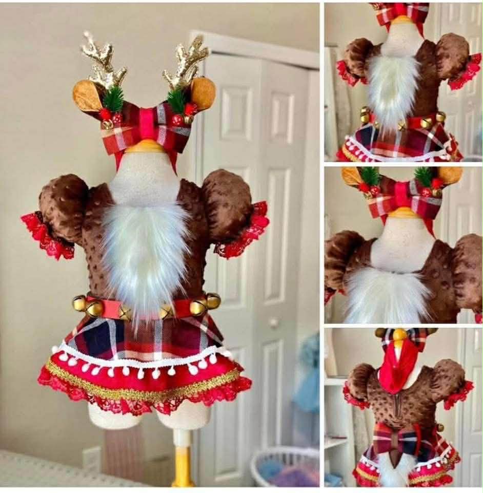 *3-12 Dollhouse Reindeer  OOC