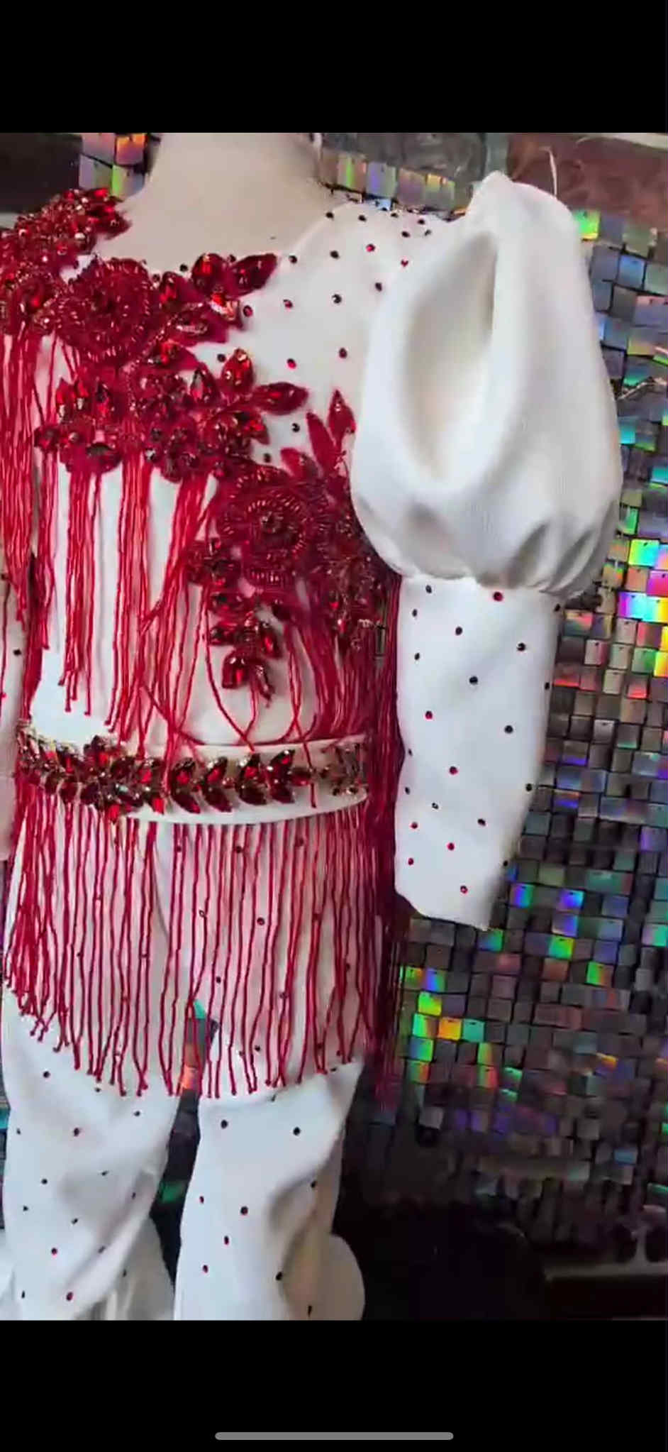 4/6 Red and White Western by Parisian Bridal - Tia