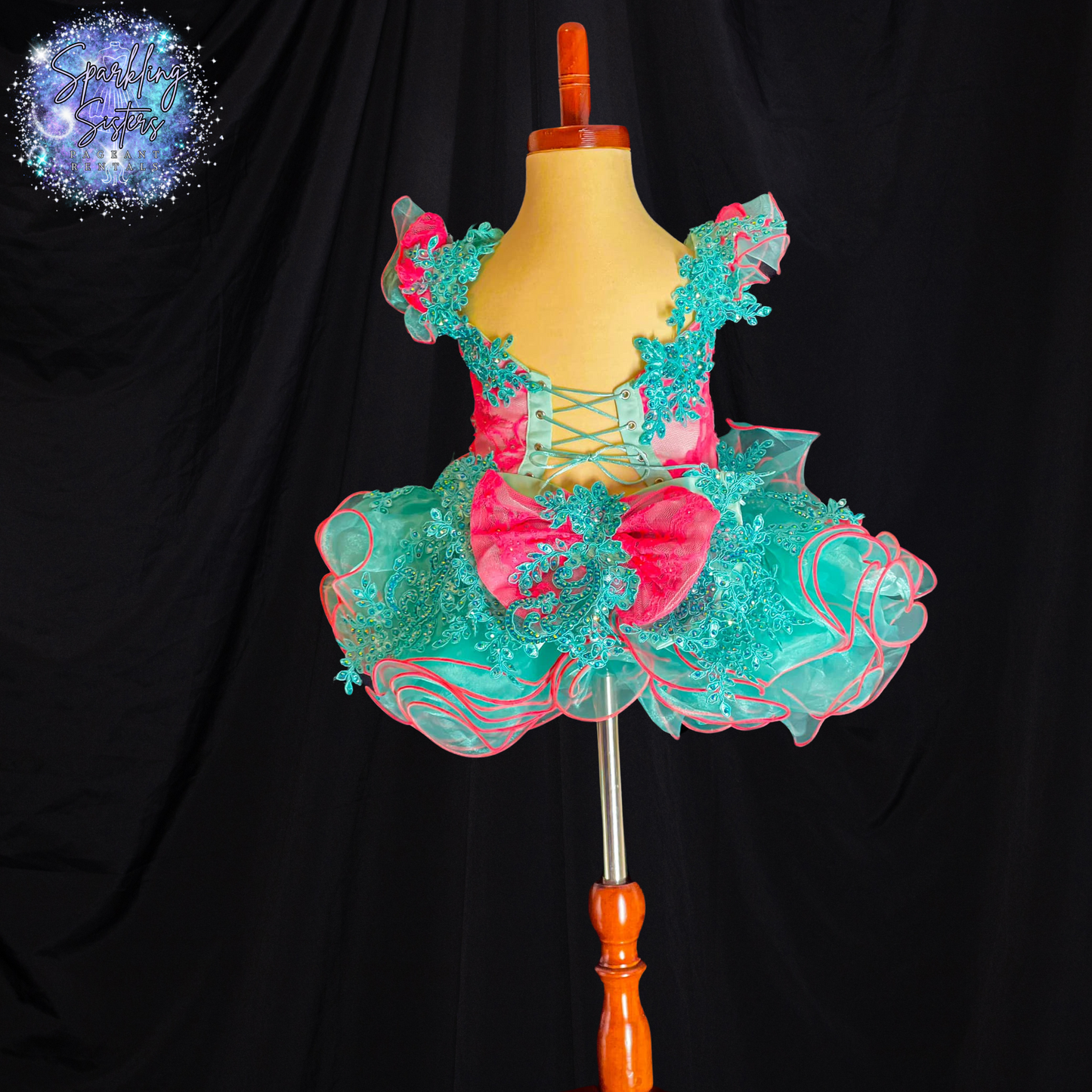 *3-9 Months - Bright & Beautiful Hot Pink and Green