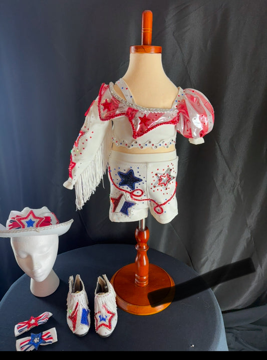 12/2 RWB Western Wear by Sandra Parker