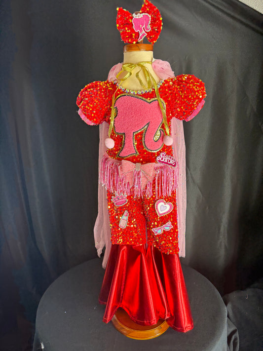 3T Barbie Fun Fashion in Pink and Red