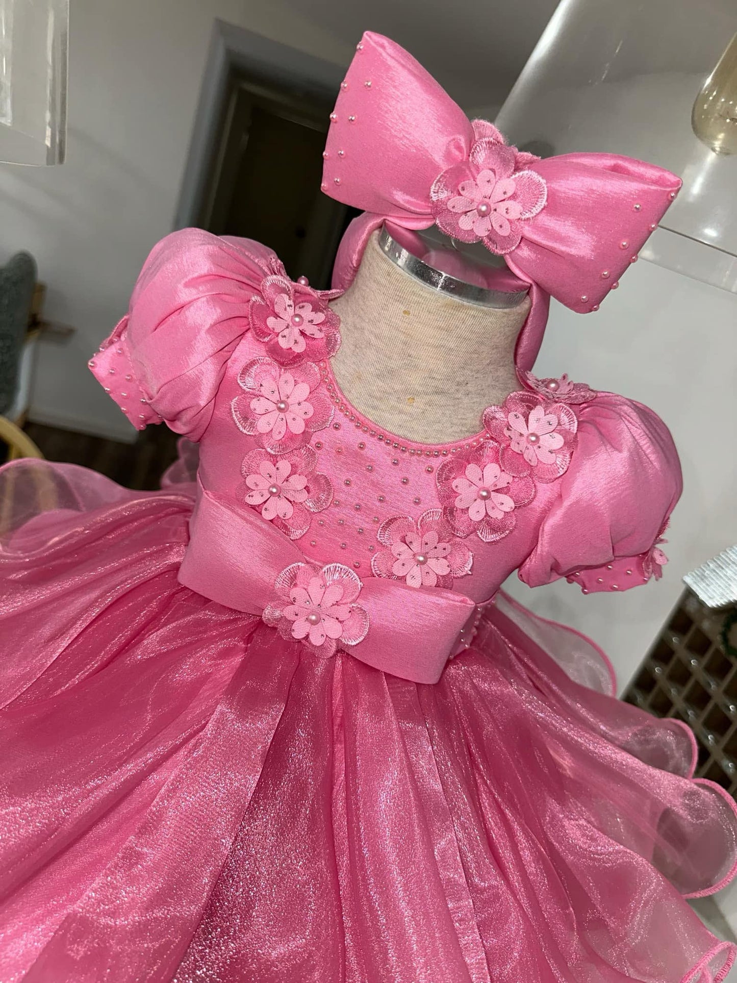 *6-12 Months - Pink Hannah Hack Natural