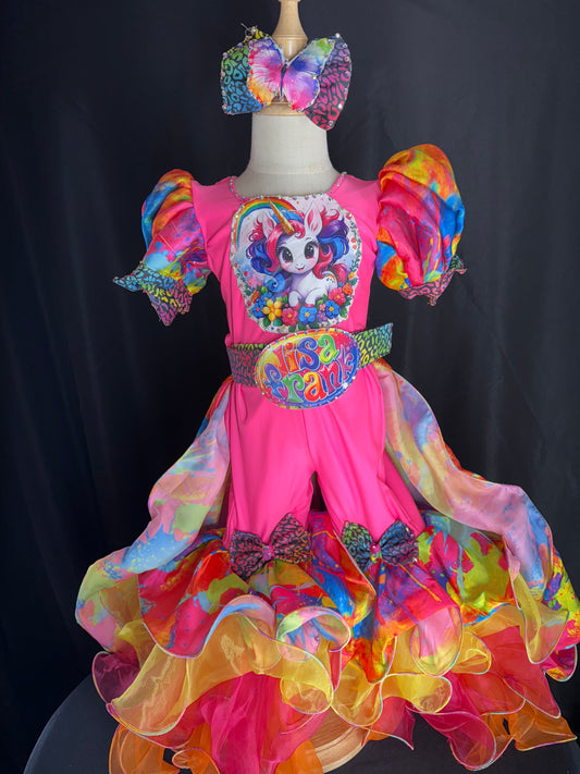 18-3 Lisa Frank OOC in Pink and Rainbow colors