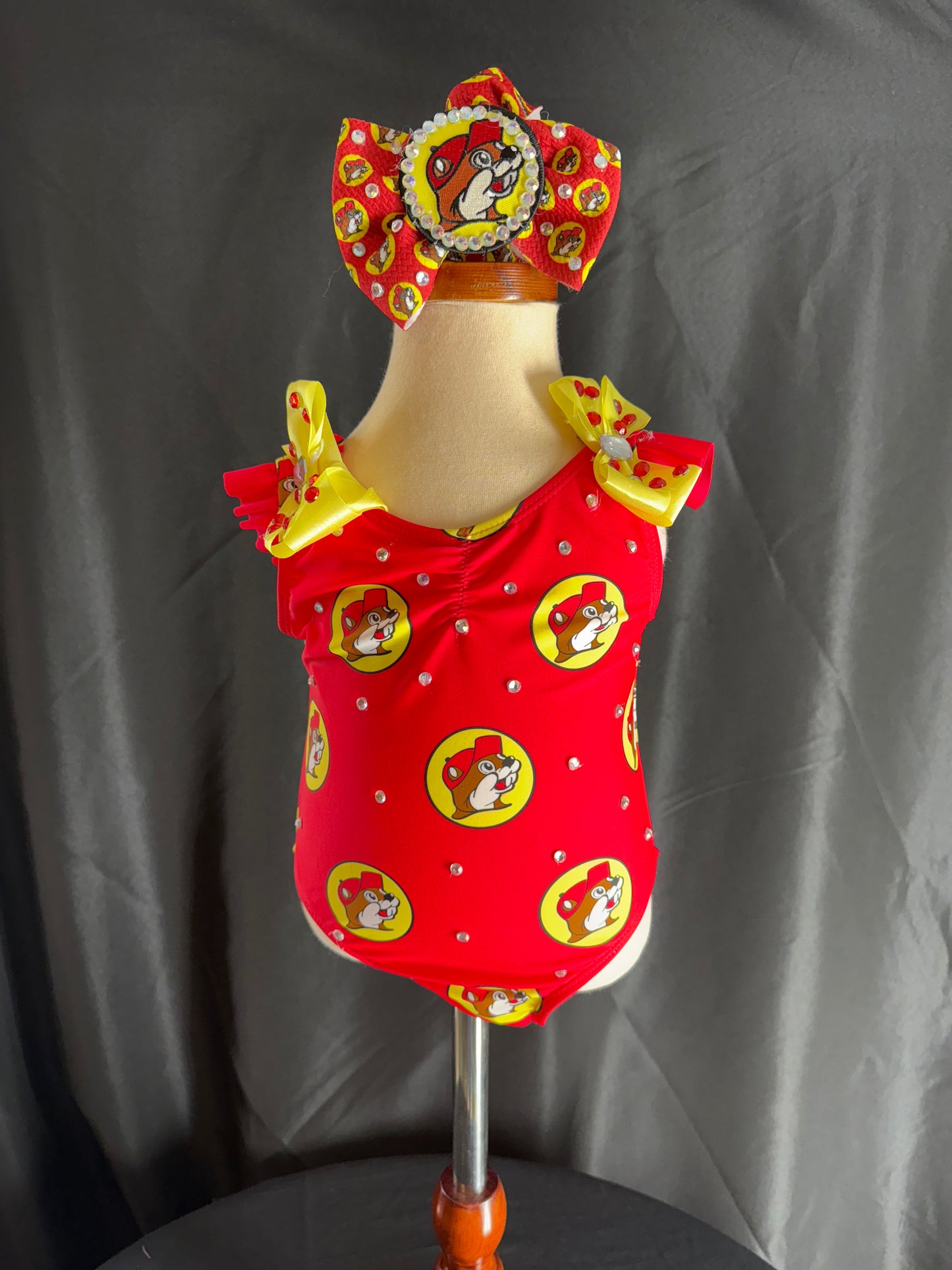 *9-12 Months - Buckee's Swim in Red and Gold