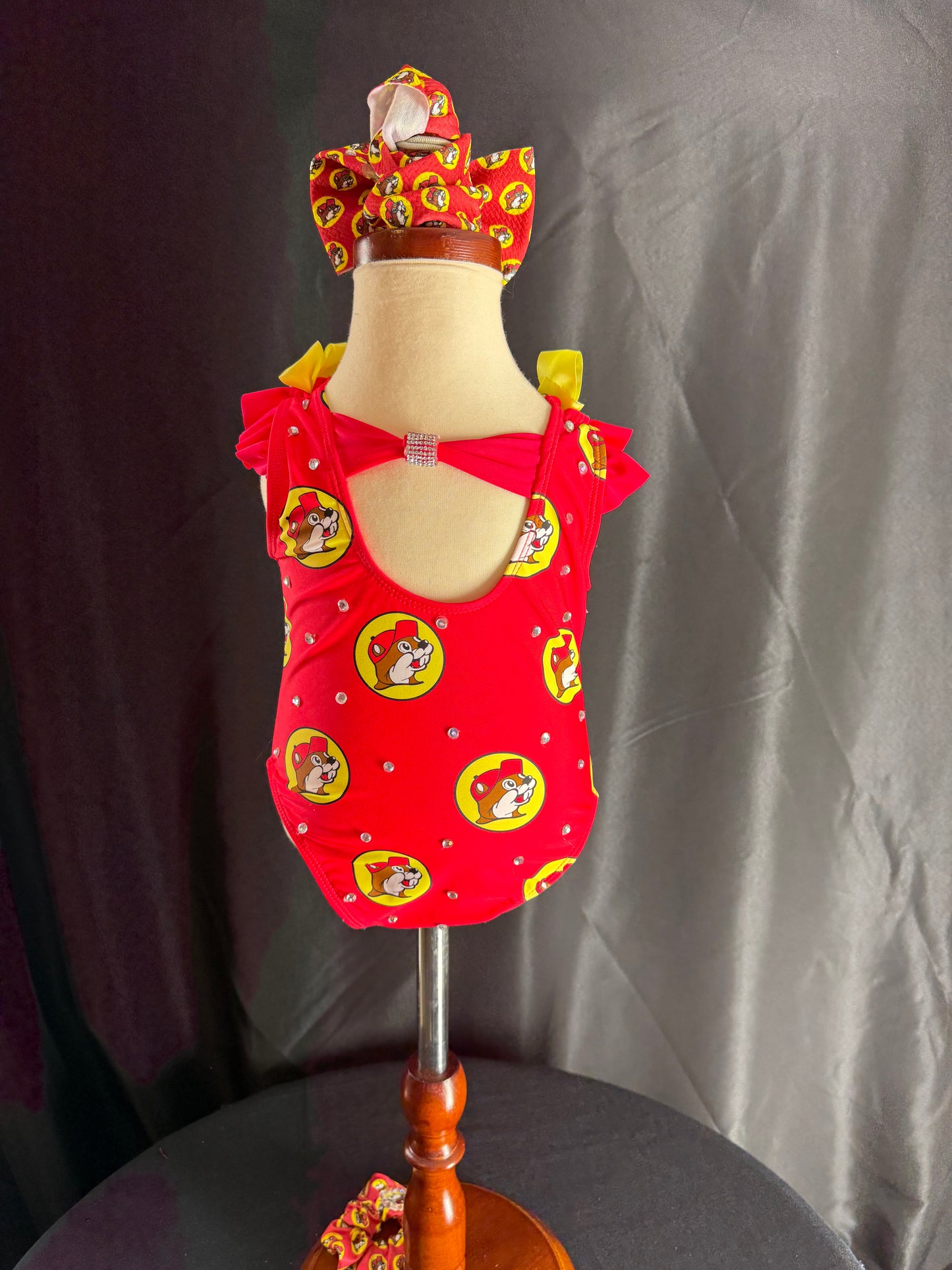 *9-12 Months - Buckee's Swim in Red and Gold