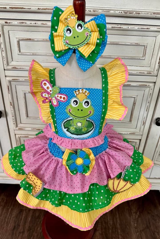 18/3 Frog Prince in Pink and Green