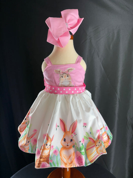 12/2 Bunny FuFu in White and Pink