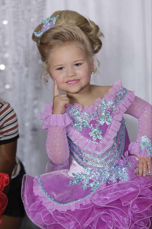 2/4 Velvet Purple Luna Amori High Glitz