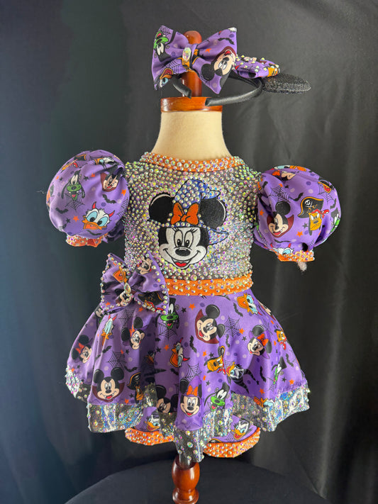 12-2/18-3 Miss Ellz Mickey Pirate in Purple and Orange