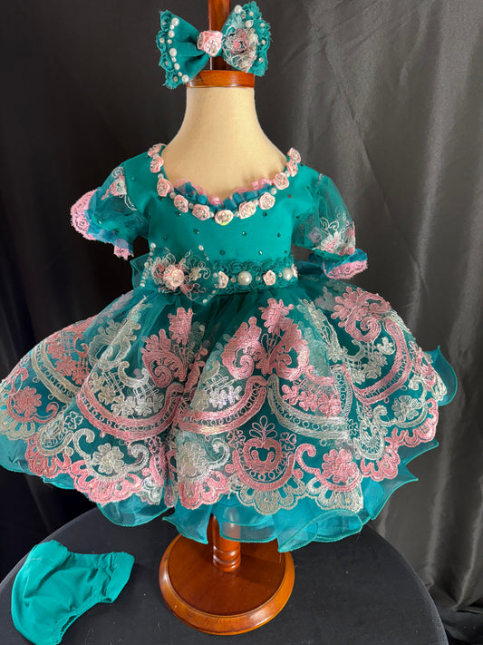 18/3-2/4 - Vintage Mendy Sharpe Pink and Green