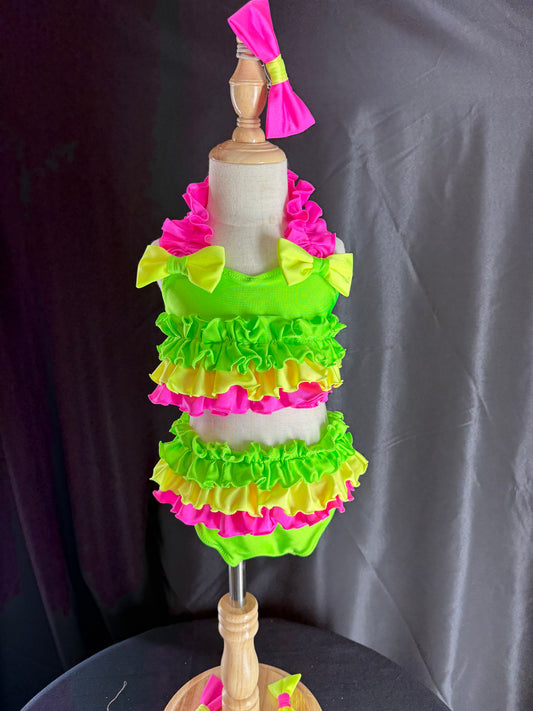 18/3 - 2/4 Neon Pink and Green Swim