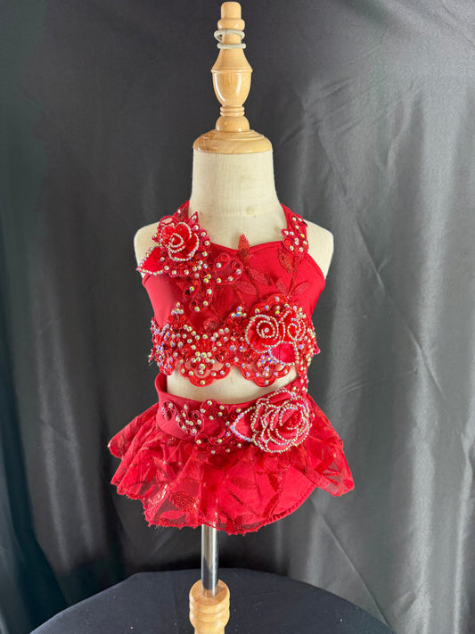 18/3-2/4 High Glitz Red Swim