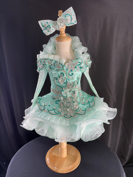 18/3 - Mint Ruby Belle Mega Glitz