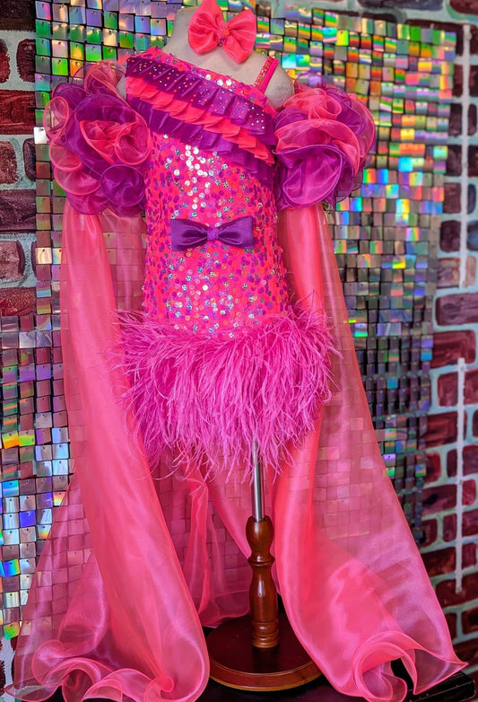 4/6 Miss Elegance Pink and Purple by Parisian Bridal