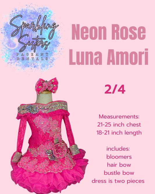 2/4 Neon Rose Luna