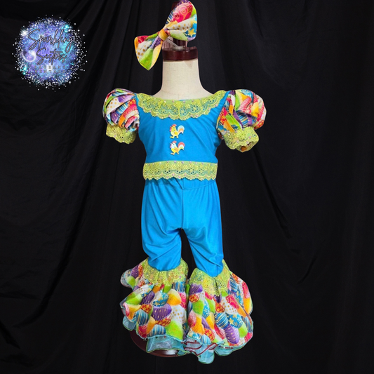 12/2 - 18/3 Rooster OOC in bright Blue and Green