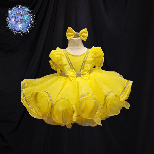 *3-9 Months - Yellow Semi-Glitz