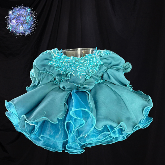 *0-3 Months - Tiny Mute Green - Semi Glitz