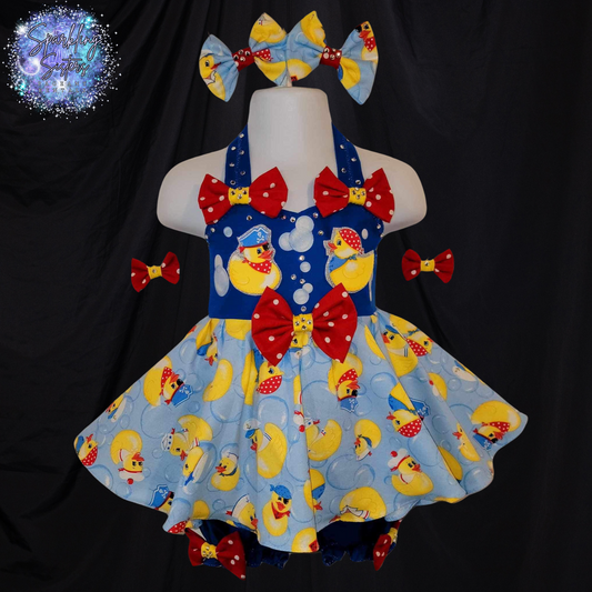 18/3 Pirate Ducky OOC in Blue Yellow and Red