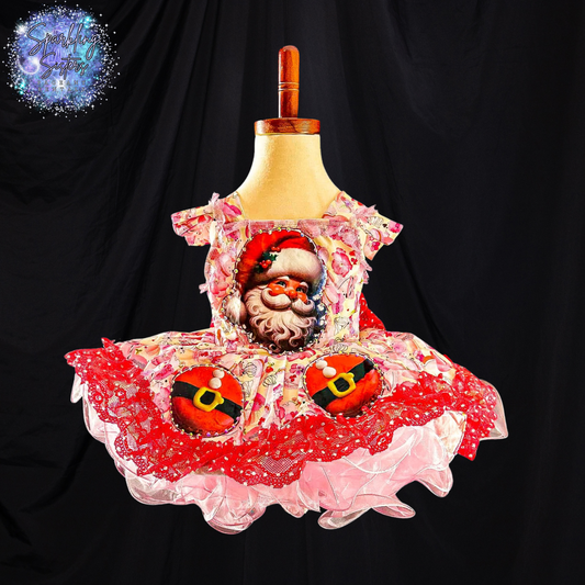 *6-18 Months - PINK SANTA