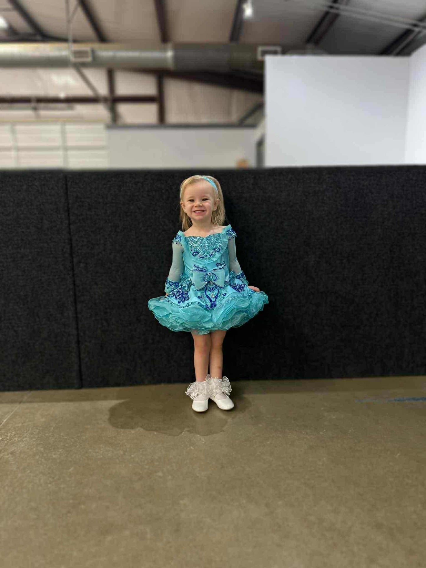 *9 months/2T - Turquoise Ocean Breeze Luna High Glitz
