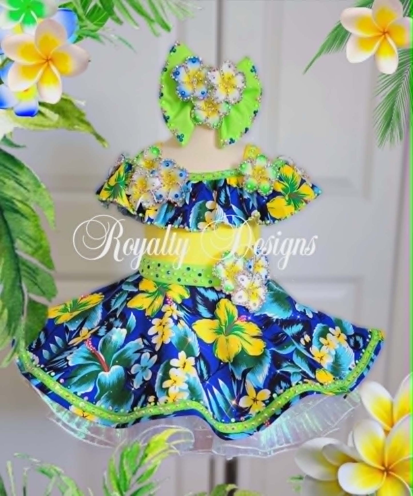 18/3 Tropical Luau by Royalty Designs