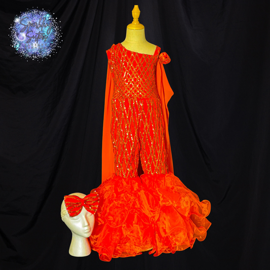 4/6T Coral Shrimp, Orange