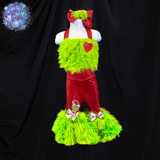 12/2 FURRY G-MAN FF in Neon Green and Red