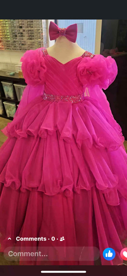 Ballgown - Size 6 - Fabulous Majenta
