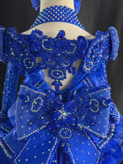 18/3 Slim 4 Royal Blue Luna "Blue Butterfly"