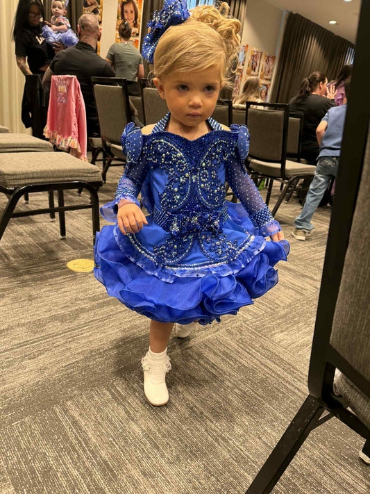 18/3 Slim 4 Royal Blue Luna "Blue Butterfly"