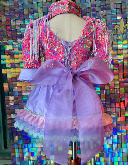 18/3 Candyland OOC - Parisian Bridal and Costumes pink and purple Sparkling Sisters Pageant Rentals 18/3 Candyland OOC - Parisian Bridal and Costumes pink and purple Sparkling Sisters Pageant Rentals