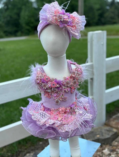 *3-9 Months - Purple Feather Shuggy