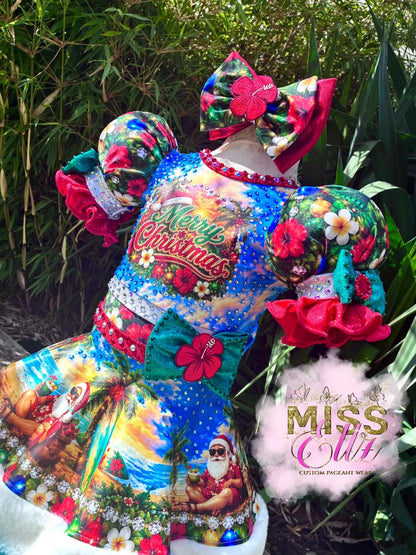 2/4 slim 5 Hawaiian Santa By Miss Ellz