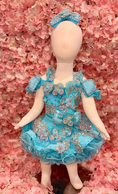 12/2-18/3 Mega Gltz Turquoise Shuggy