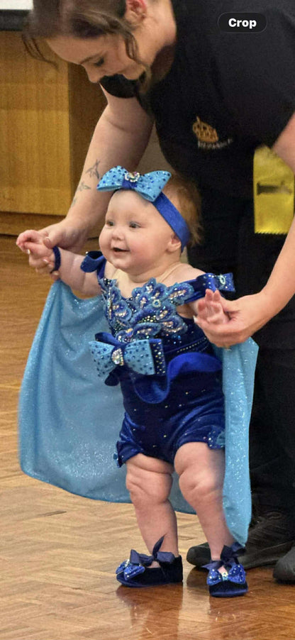 6/18 Month Tiny Royal Blue FF