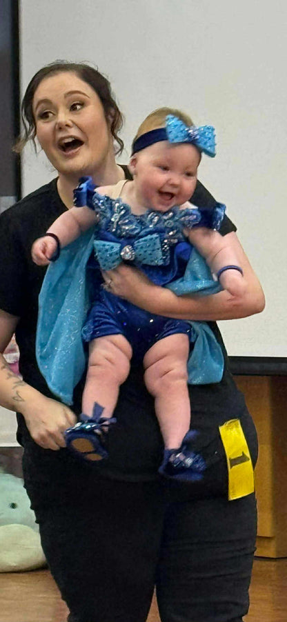 6/18 Month Tiny Royal Blue FF