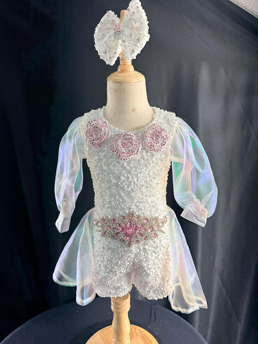 12/2 2T White Rose Fun Fashion