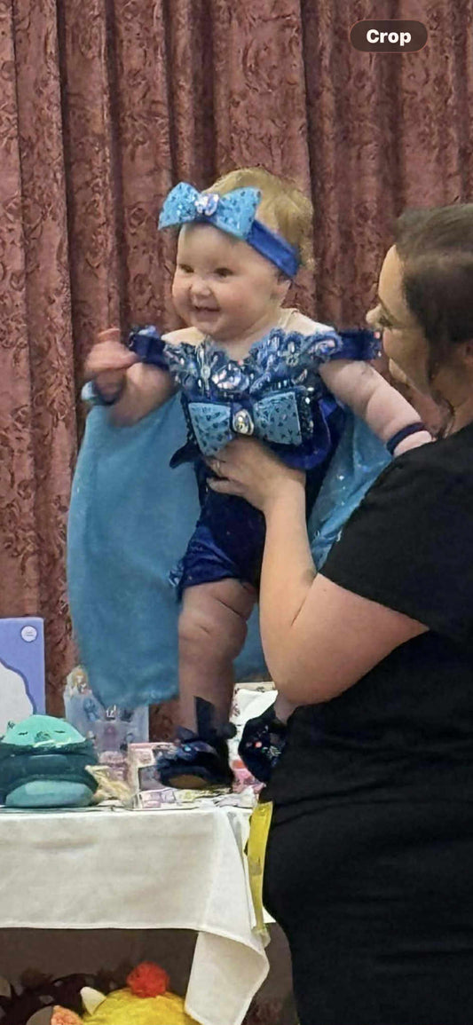 6/18 Month Tiny Royal Blue FF