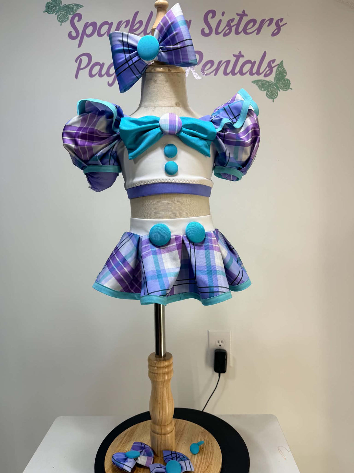 2/4 Glamorous Gingham Swim By Shuggy