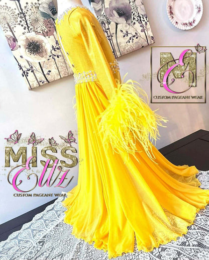 3/4 Small 5 Yellow Parakeet Fun Fashion