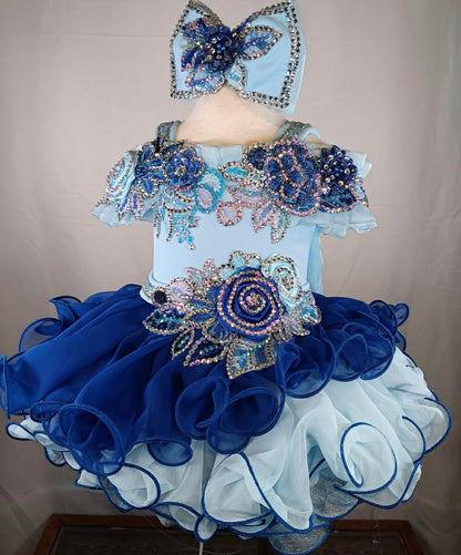 *6-12 mo Miss Blue Belle Gemics