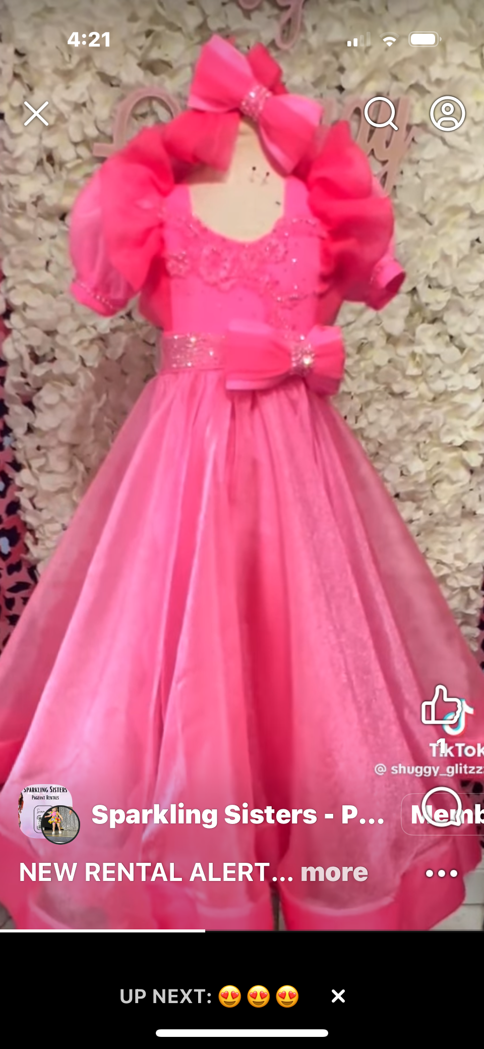 Ballgown Size 4 Shuggy Gown in Beautiful Pink