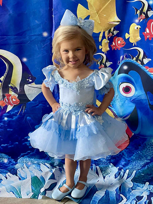 12/2 Baby Blue Natural by Ruby Belle